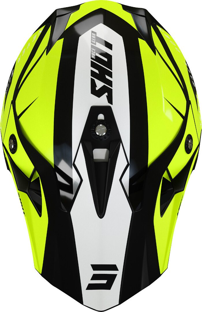Shot Pulse Revenge Cască de motocross Negru/Alb/Galben L (59/60) Figura 3