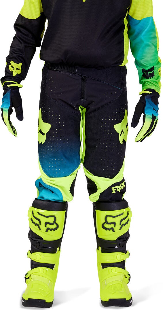FOX 360 Streak Unge motocross bukser sort/blå/gul 24 Figur 1