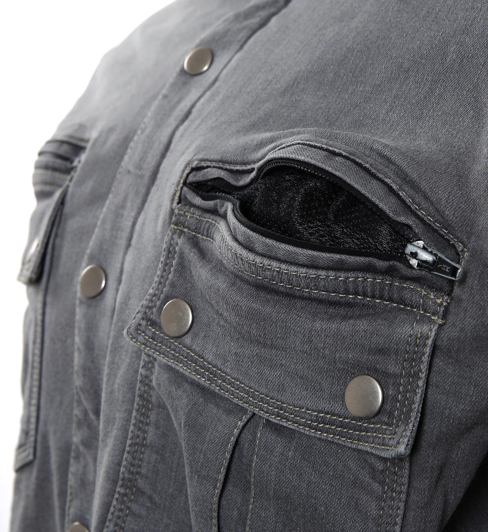 Bores Driver Motorrad Hemd dunkelgrau 4XL Abbildung 5