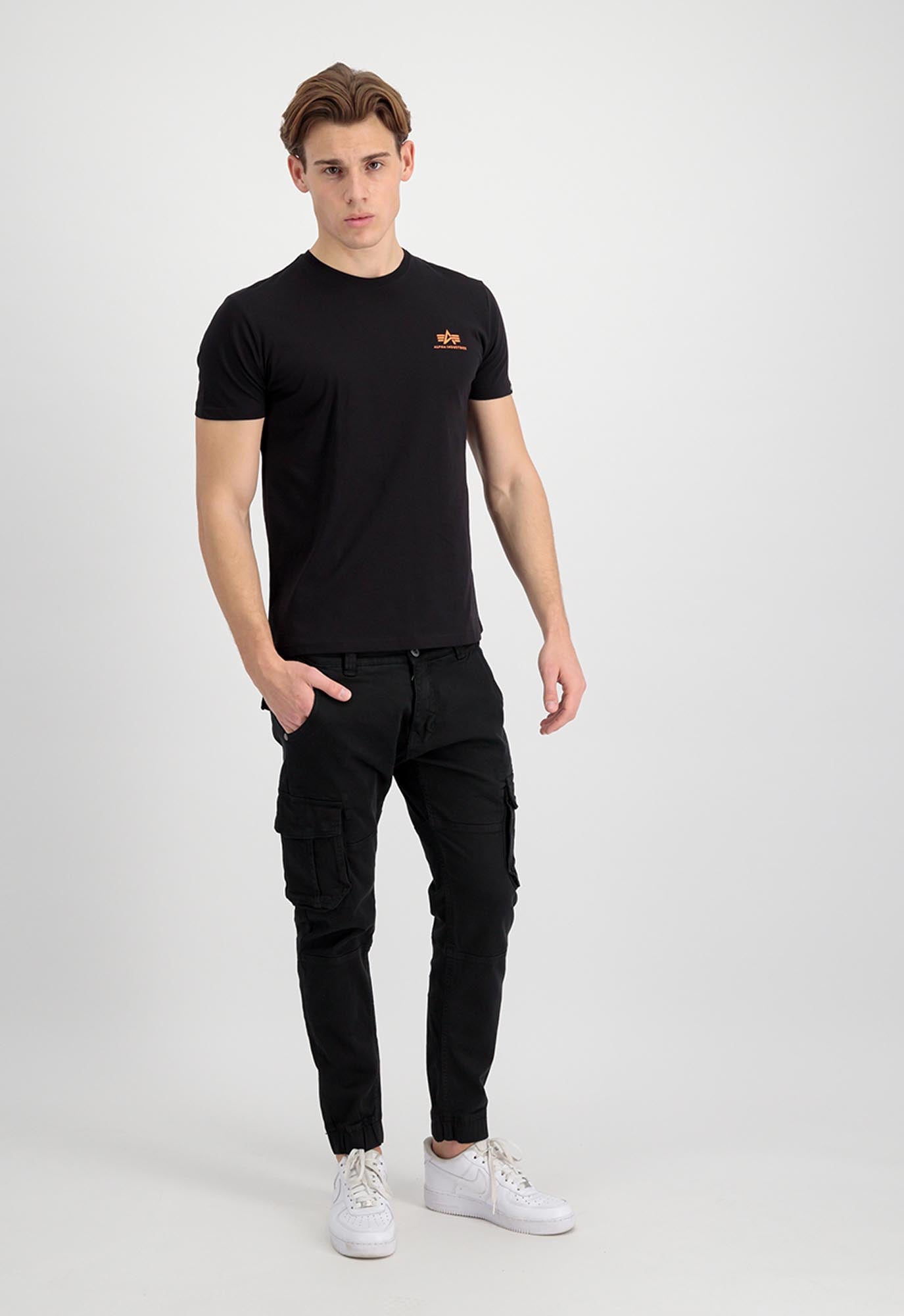Alpha Industries Backprint Reflective Camiseta preto/laranja XXL Figura 3