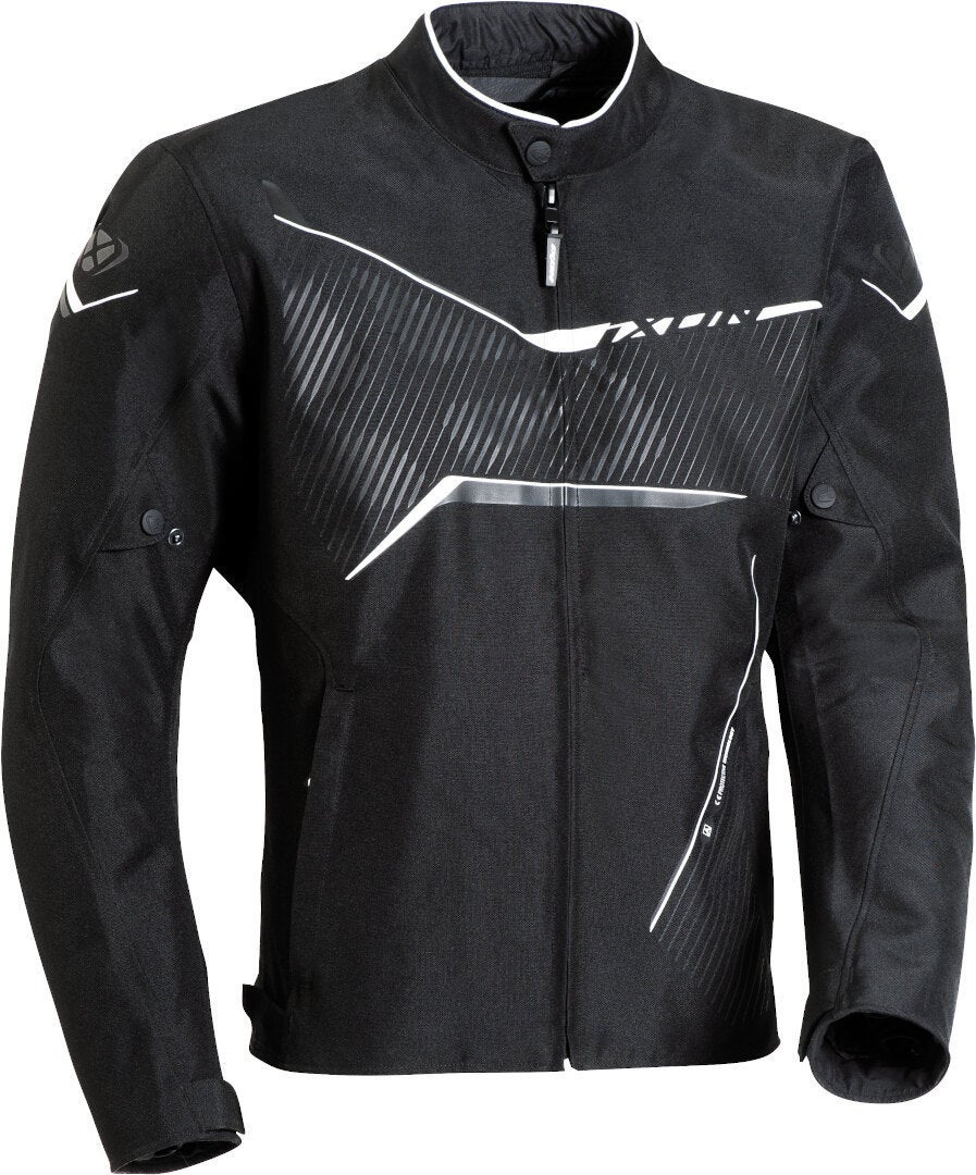Ixon Slash Motorfiets textiel jas Zwart/Rood XXL Figuur 2