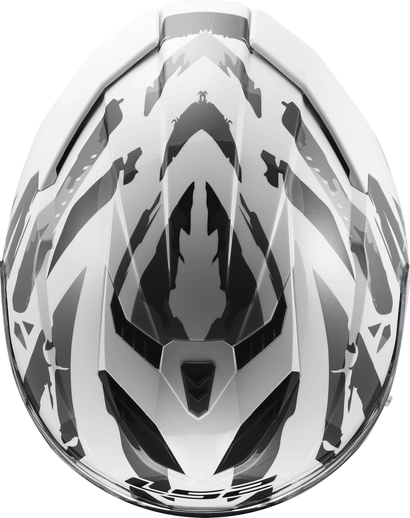 LS2 FF818 Storm III Kaos Helmet white/grey L (59/60) Figure 3