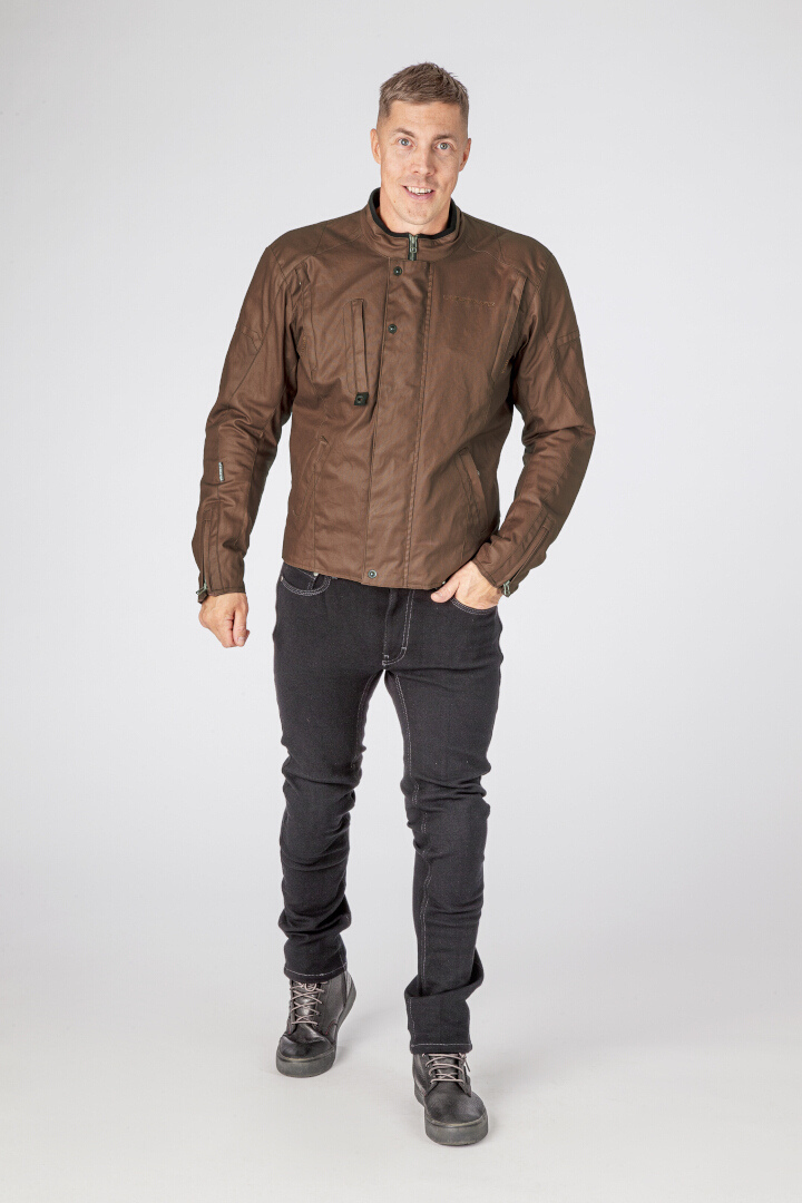 Lindstrands Fergus waterproof Motorcycle Textile Jacket brown 58 Figure 3