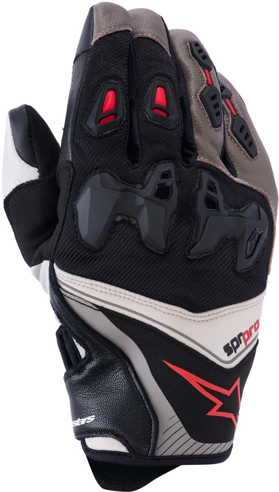 Alpinestars SP-R Pro モーターサイクルグローブ 茶色/黒 XL 図1
