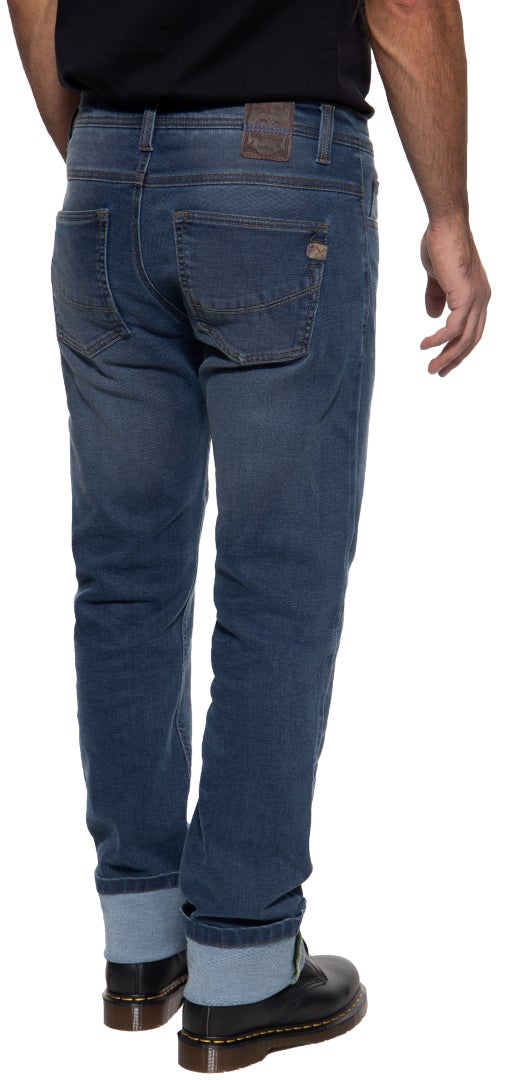 King Kerosin Kustombuilt Blue Motorcycle Textile Pants 34 Figure 2