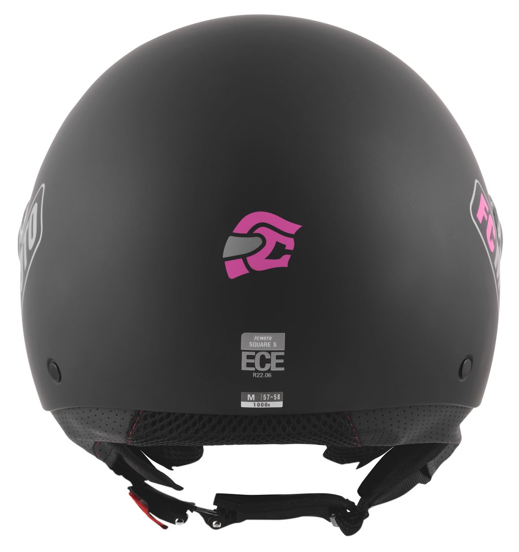 FC-Moto Square-RS Jet hjelm sort mat/lilla M Figur 5