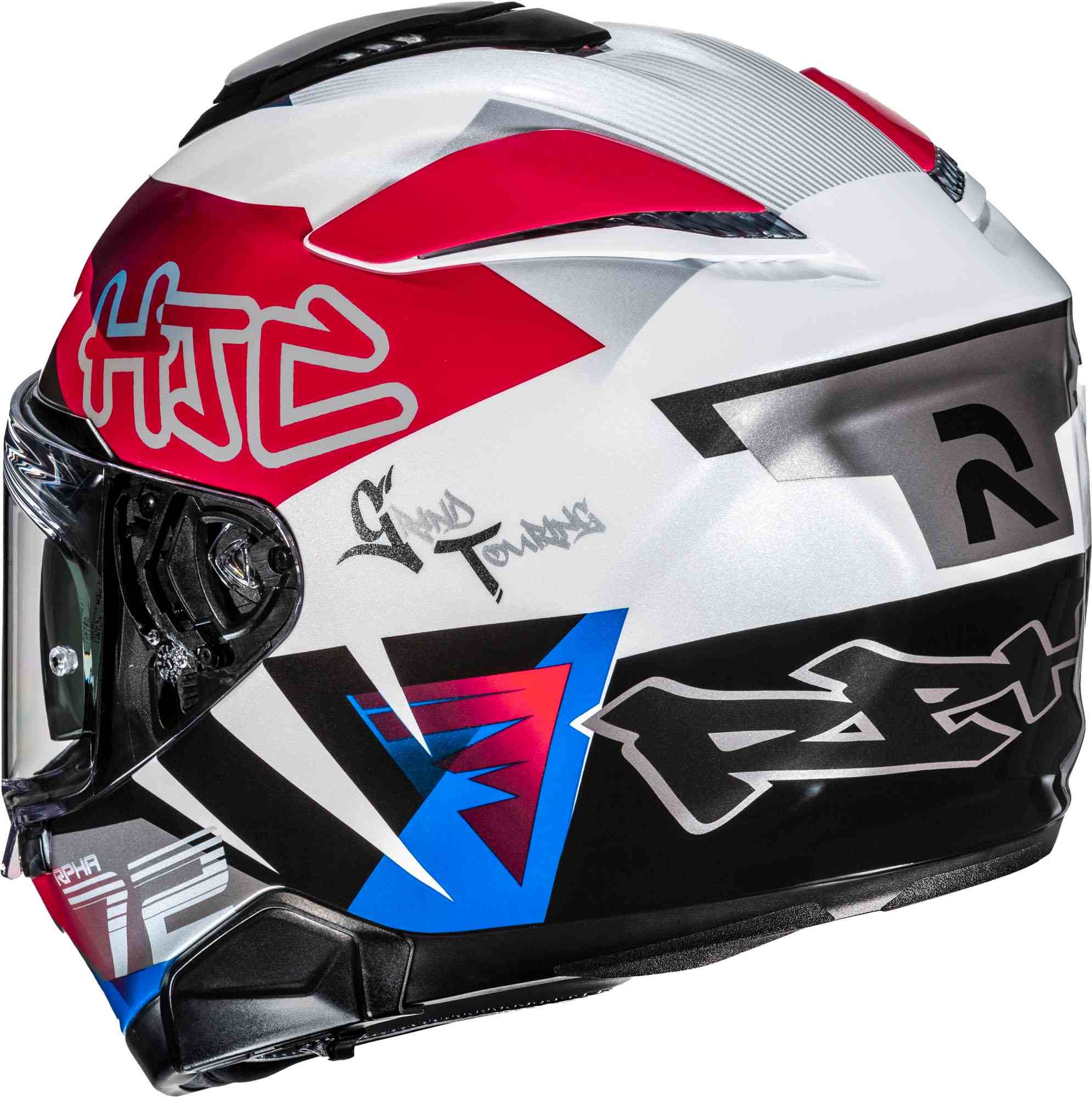 HJC RPHA 72 Goldy Casque noir/blanc/bleu/rouge XXL (62/63) Figure 3