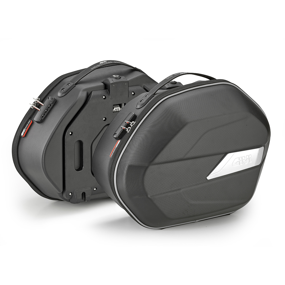 GIVI Weightless Monokey® Paar Seitentaschen Volumen 25 Liter, halbstarr, max. Zuladung 10 kg Figur 1