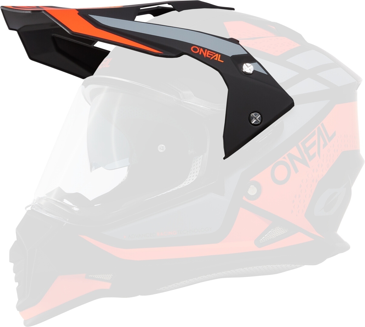 Oneal Sierra R Hjälm Topp svart/grå/orange Figur 1