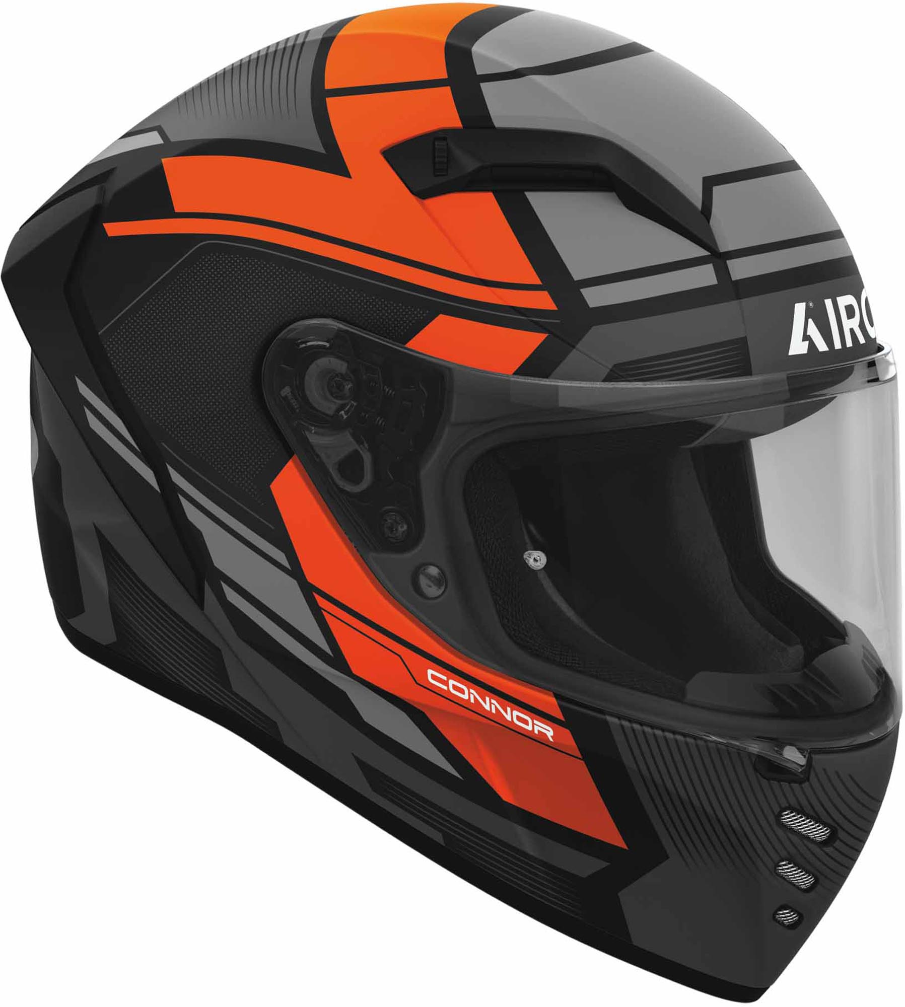 Airoh Connor Ego Helmet black matt/grey/orange XXL (63) Figure 2