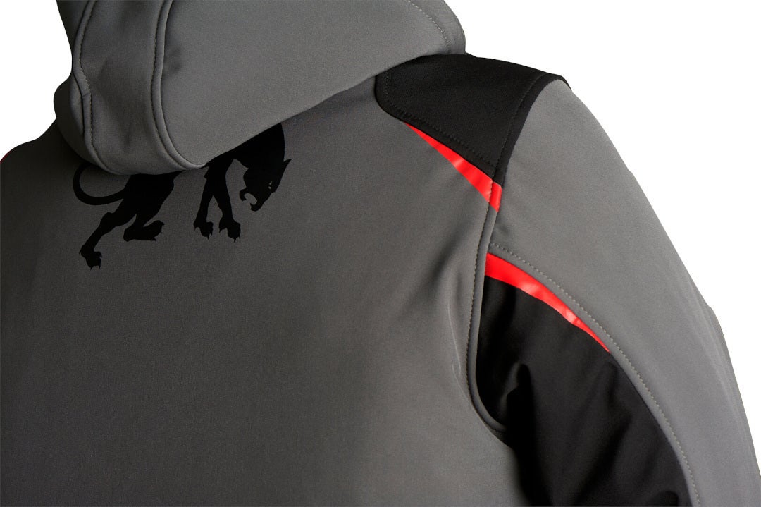 Furygan Sektor Roadster Motorcycle Textile Jacket dark grey/black/red XL Figure 9