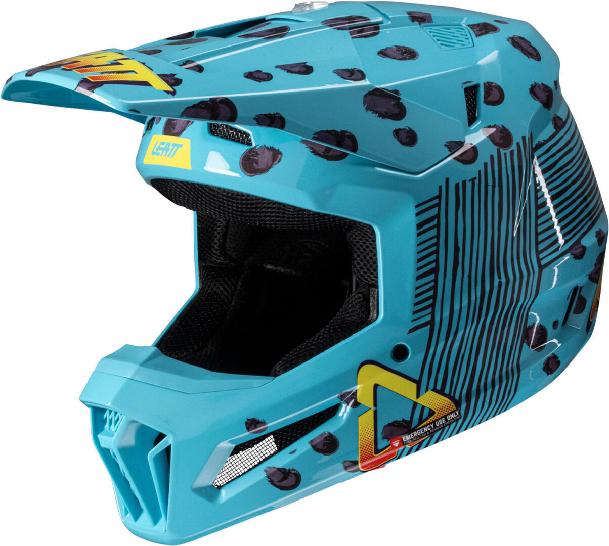 Leatt 3.5 Angled Junior Cască de motocross cu ochelari de protecție M (51/52) Figura 3