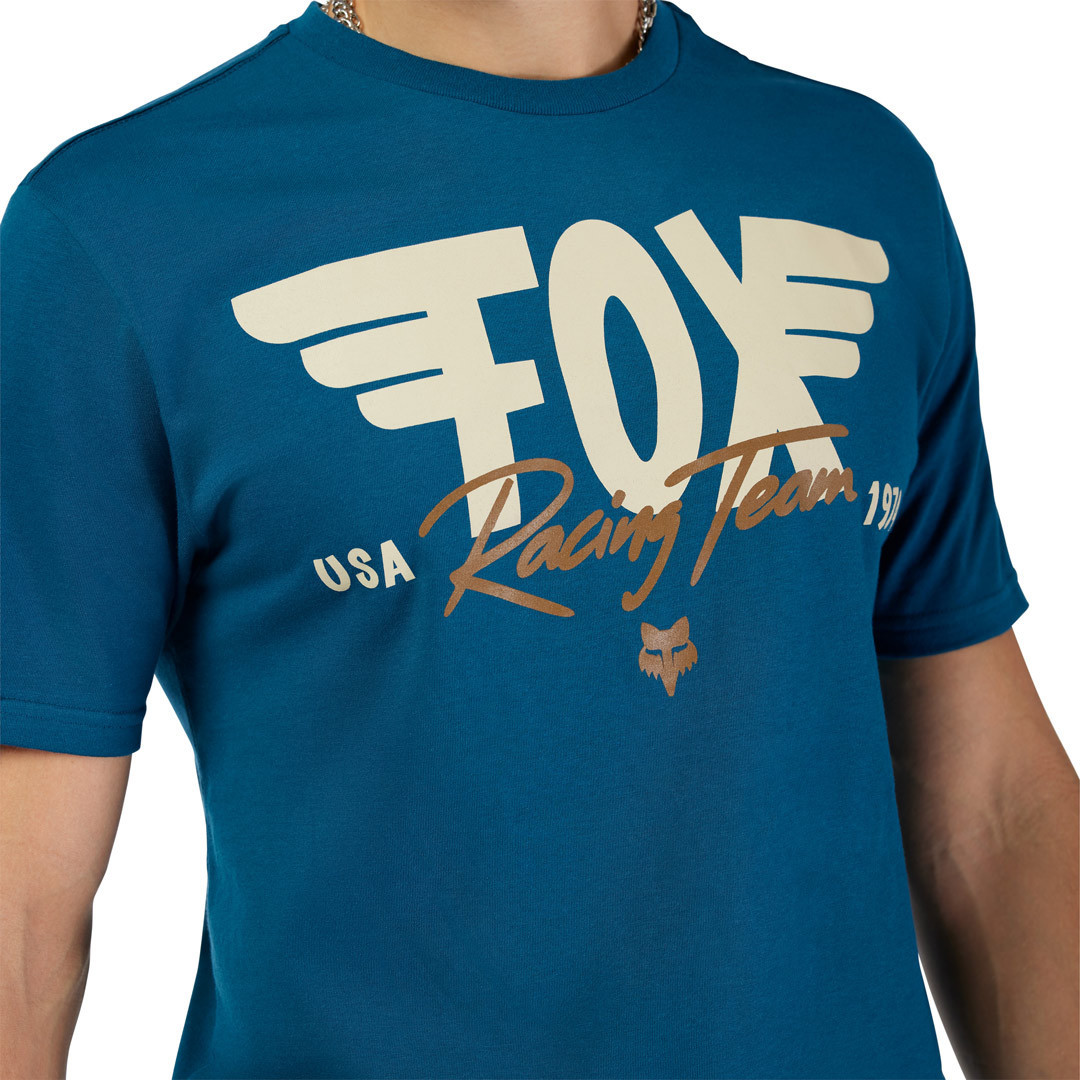 FOX Winged Premium Triko modrá XL Obrázek 2