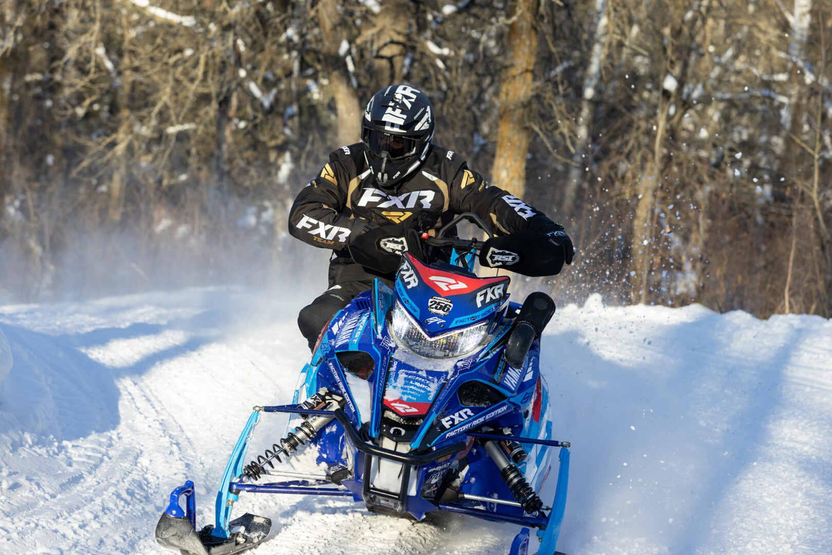 FXR Team FX 2-in-1 2023 Snowmobile Jacket black/brown M Figure 3
