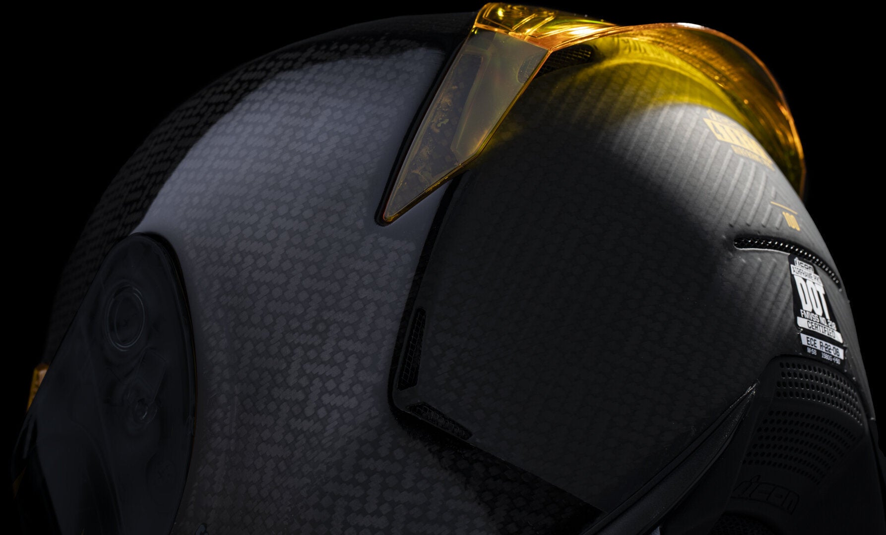 Icon Airframe Pro Casco Carbon 4Tress nero/giallo M (57/58) Figura 10