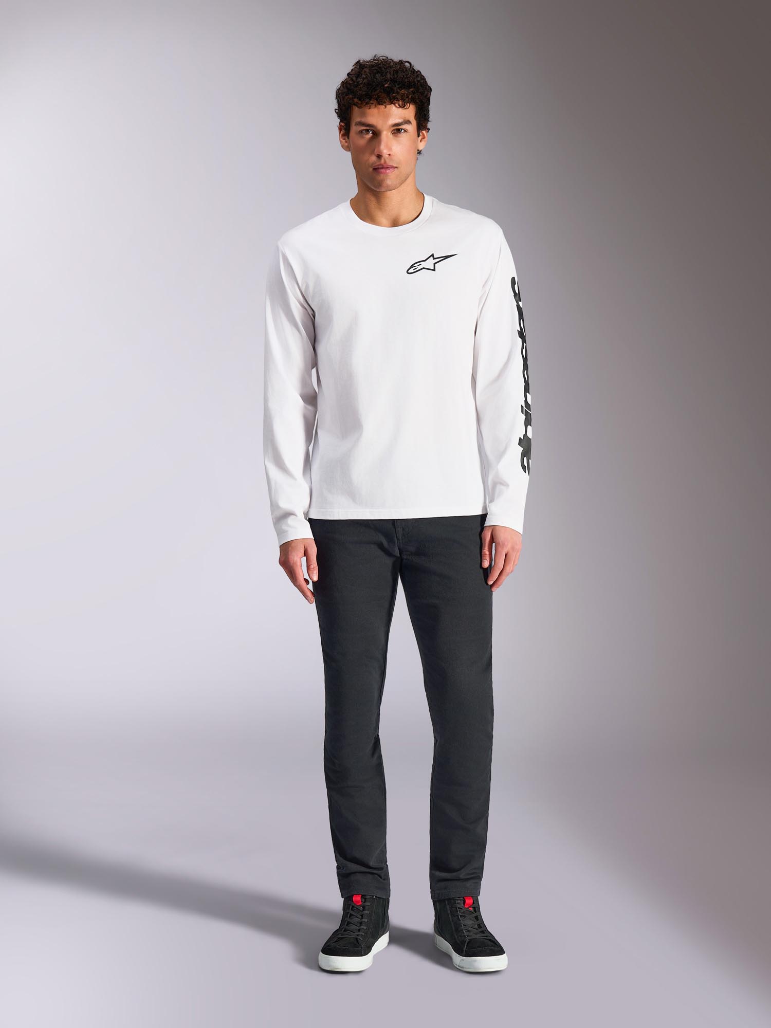 Alpinestars Trackside CSF Langarmshirt weiß M Abbildung 6
