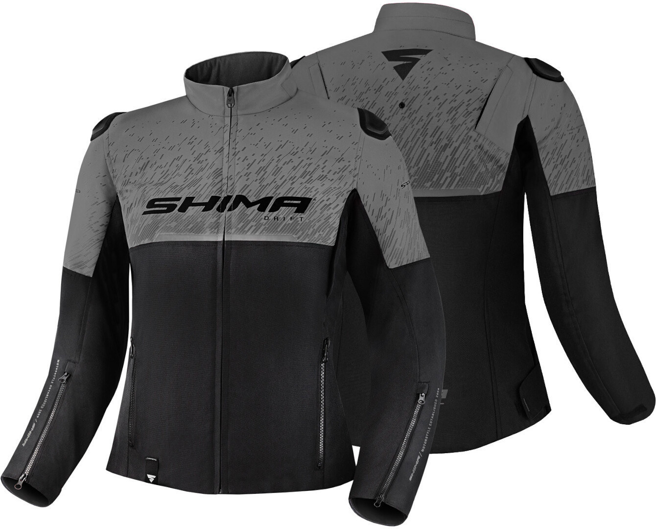 SHIMA Drift Veste textile de moto pour dames noir/gris L Figure 3