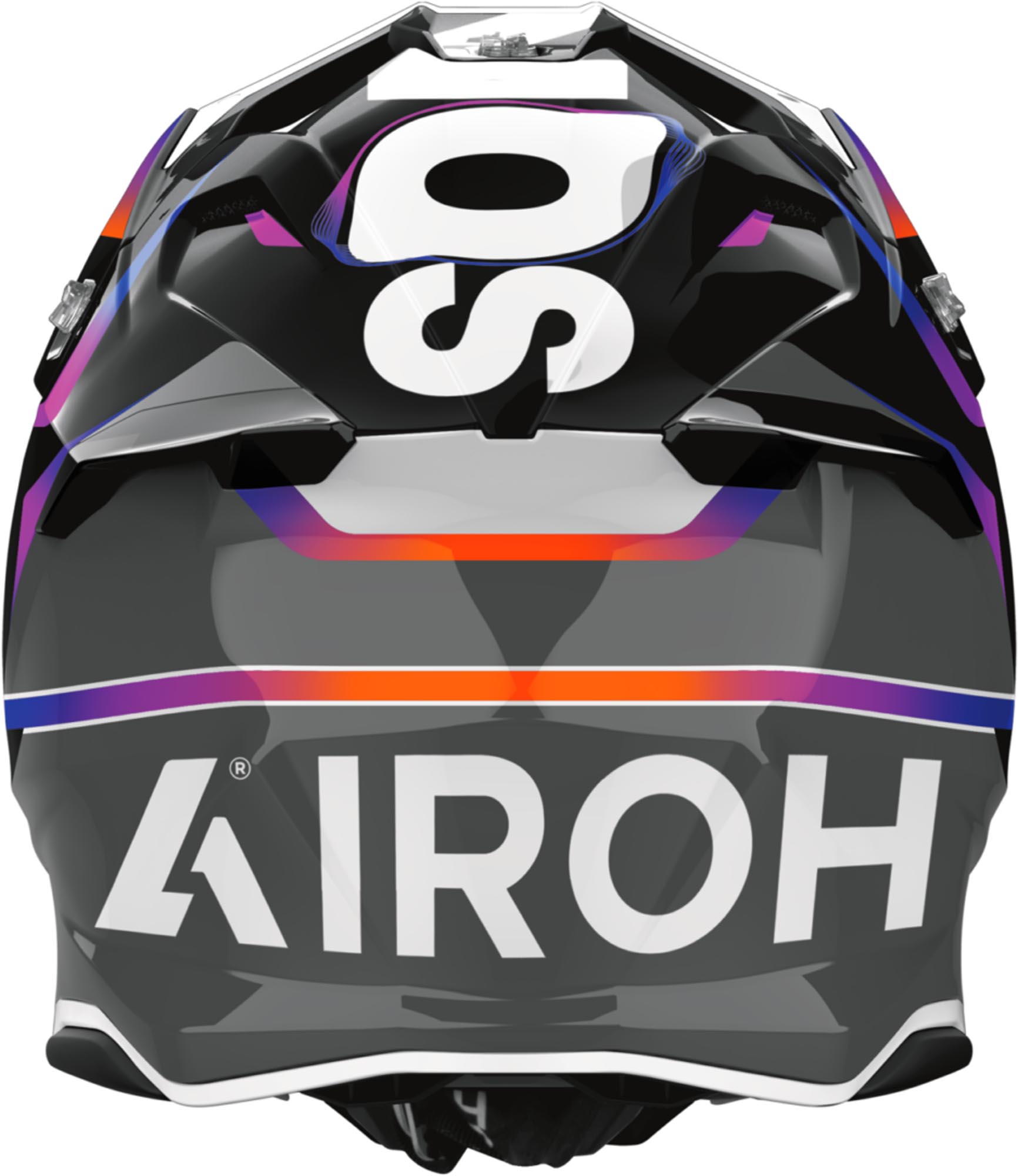Side view of Airoh Twist 3 Hustle Motocross Helmet