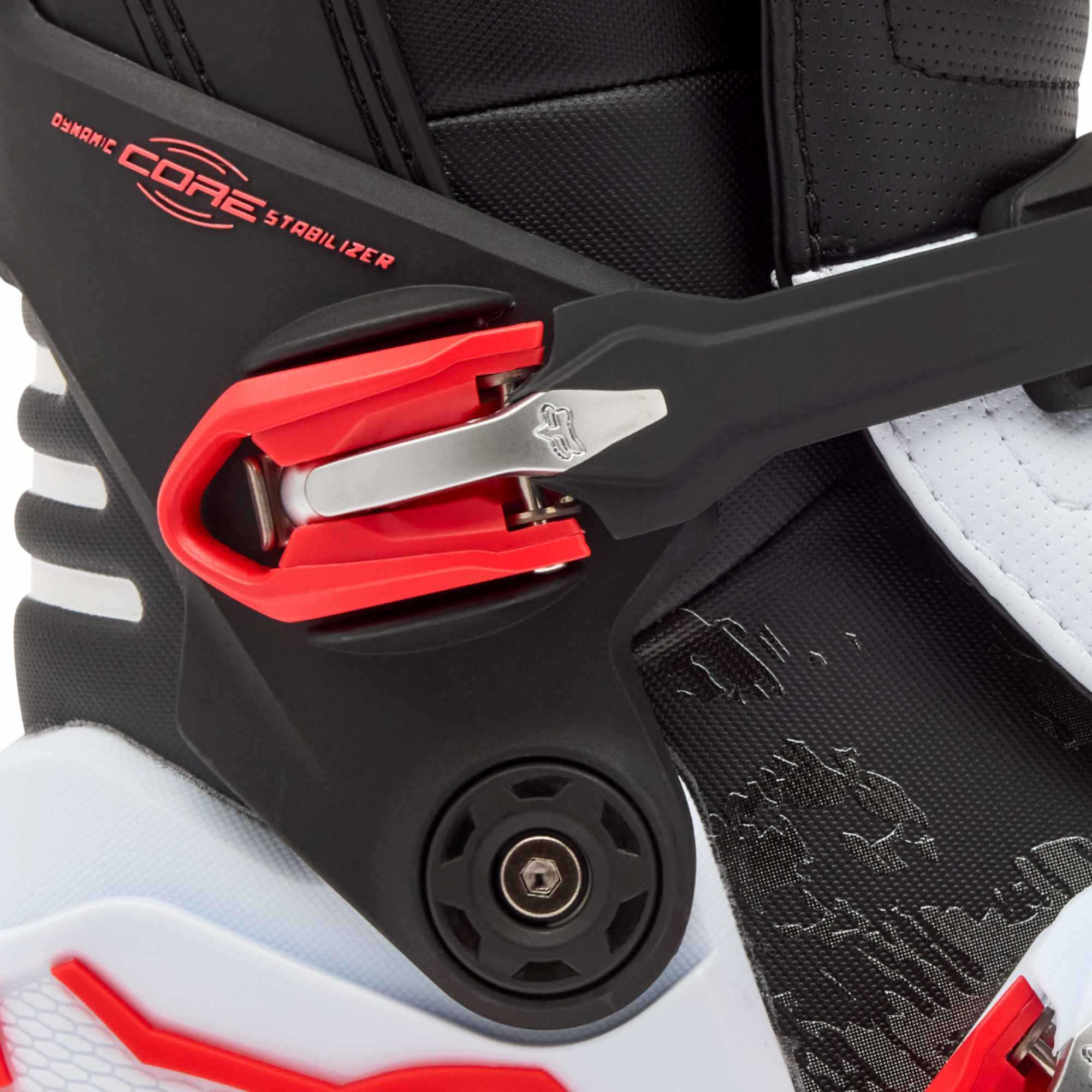 FOX Motion Motocross Boots white/black/red 6 Figure 6