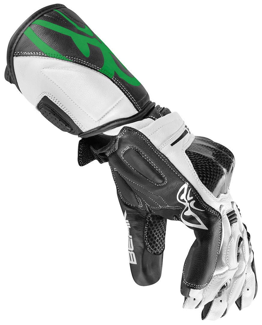 Berik 2.0 ST Motorcykelhandsker sort/grøn M Figur 2