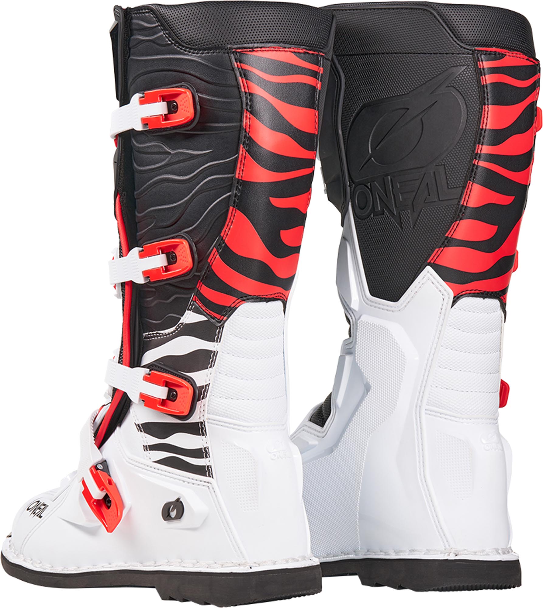 Oneal 3SRS EC Zebra Motocross Boots black/white/red 45 Figure 3
