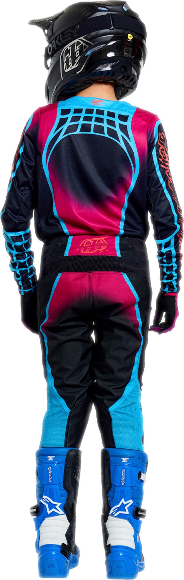 Troy Lee Designs GP Pro Framework Jugend Motocross Hose schwarz/blau 24 Abbildung 4