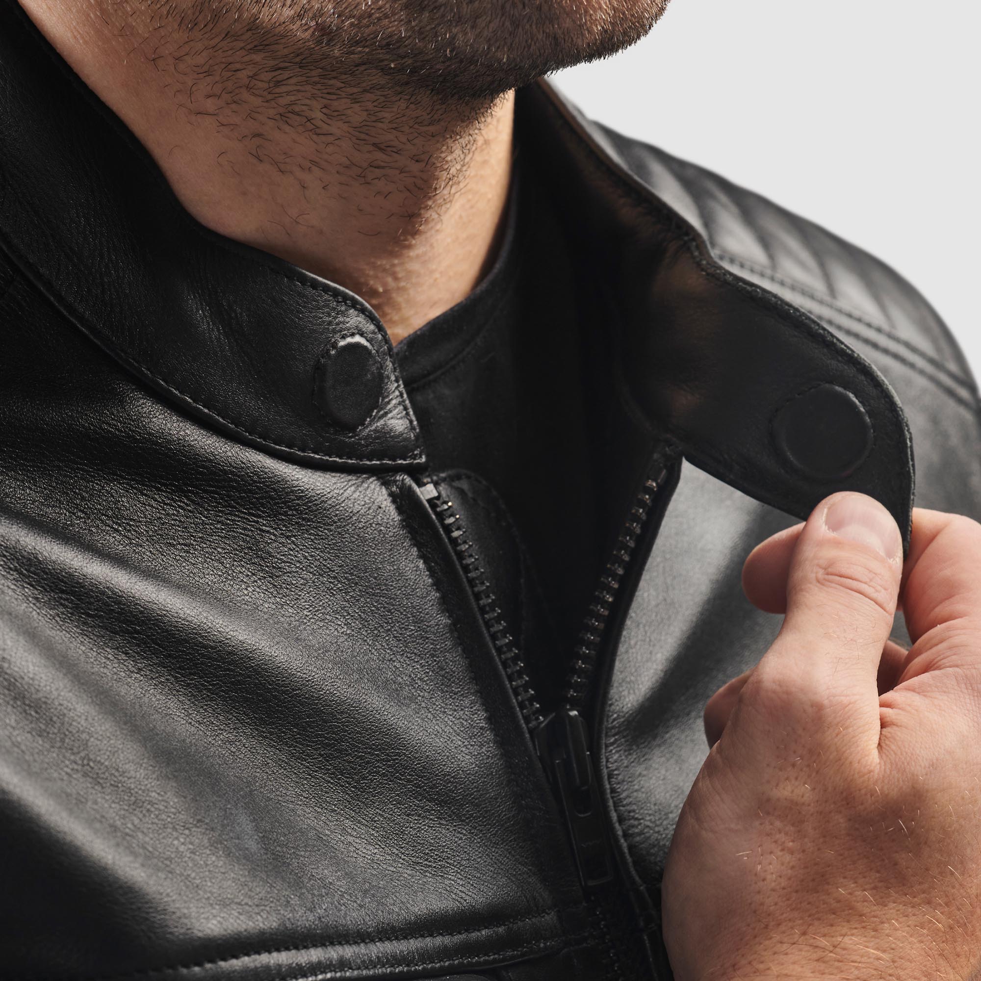 Rebelhorn Hunter 2 Motorrad Lederjacke schwarz S Abbildung 7