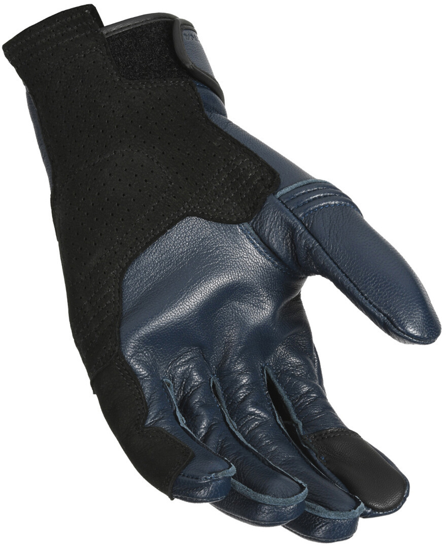Macna Rigid perforierte Motorrad Handschuhe dunkelblau M Abbildung 2