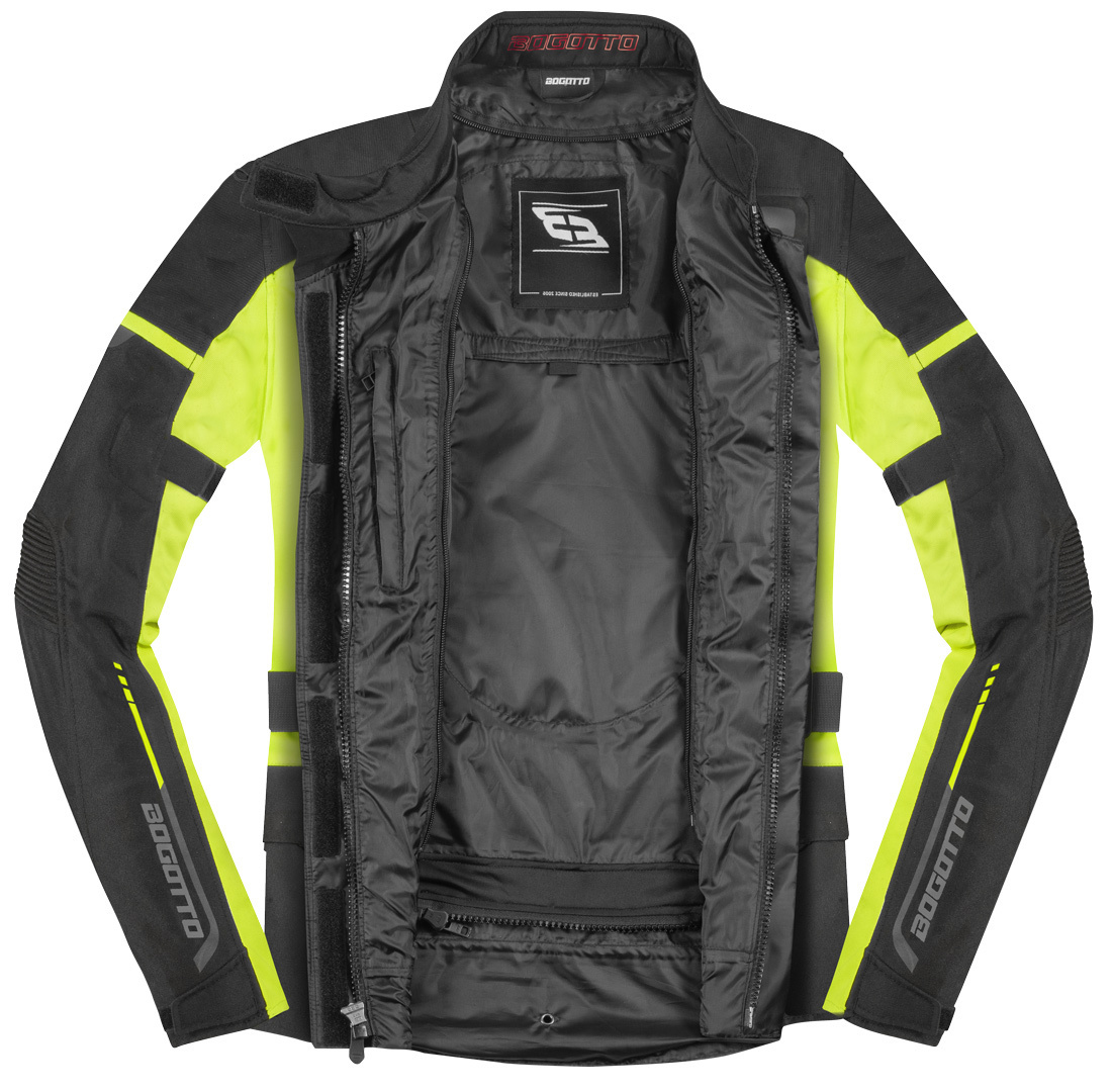 Bogotto Azury 2in1 Jachetă textilă impermeabilă pentru motociclete negru/neon S Figura 3
