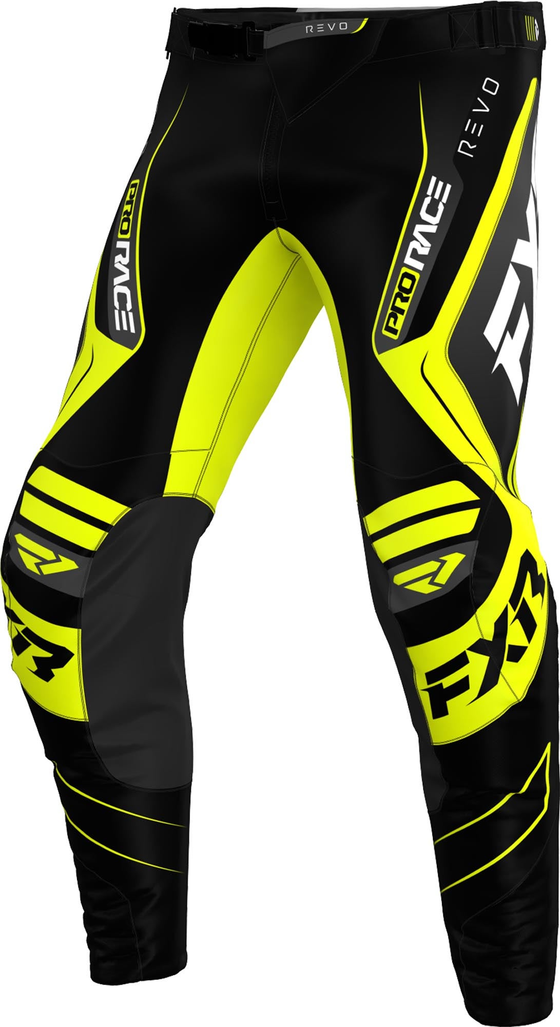 FXR Revo Alpha Motocross Hose schwarz/gelb 36 Abbildung 1