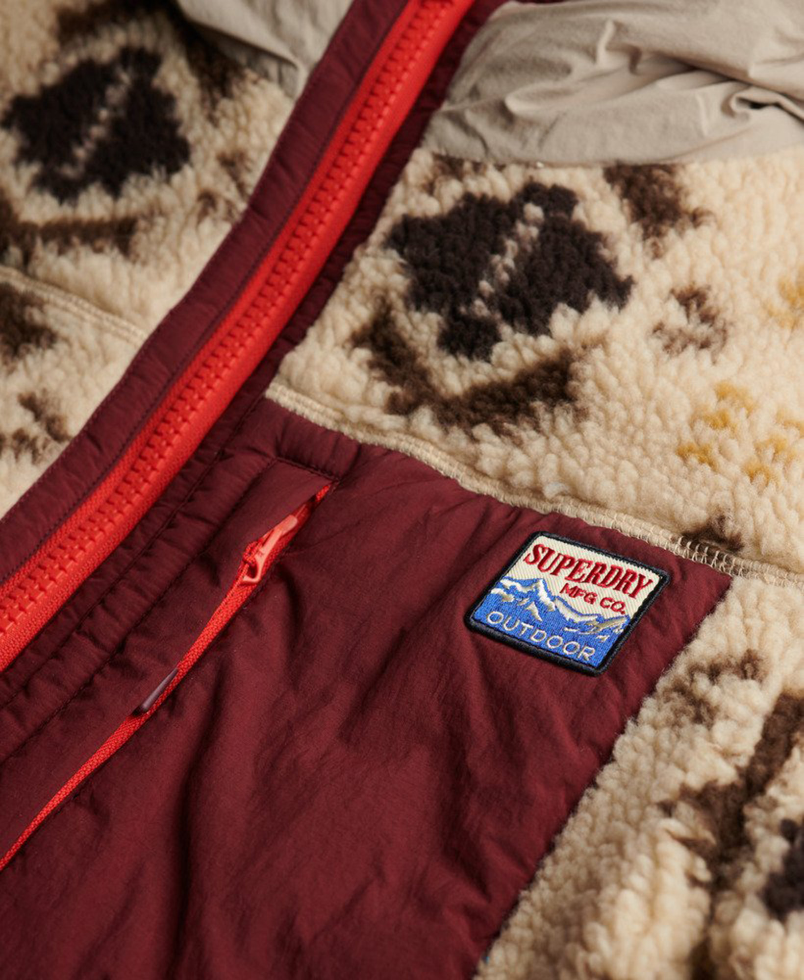 Superdry & Co Sherpa Jacquard Fleece Giacca ibrida 8 Figura 2