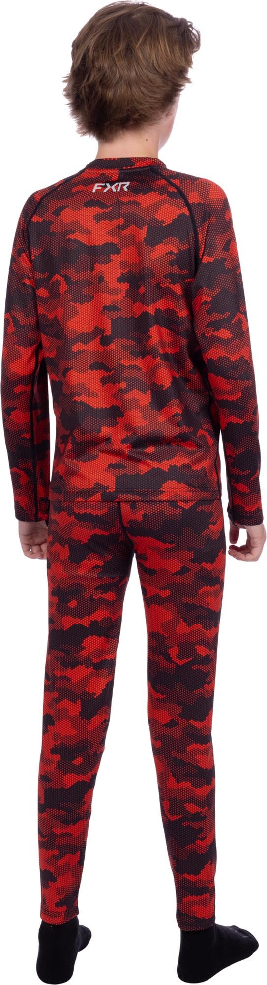 FXR Atmosphere Terno funcional de duas peças para jovens vermelho/preto L Figura 2