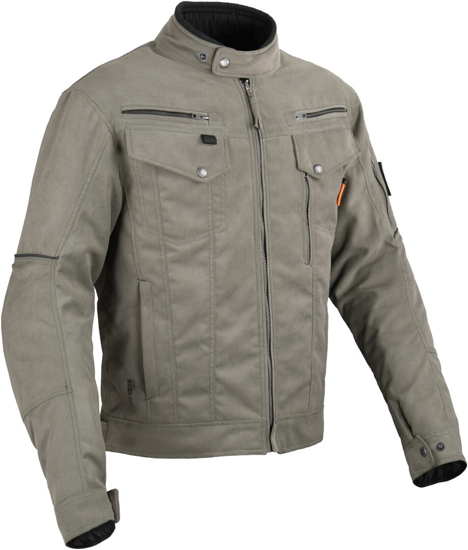 DIFI Trooper Aerotex waterproof Motorcycle Textile Jacket Khaki L Figure 1
