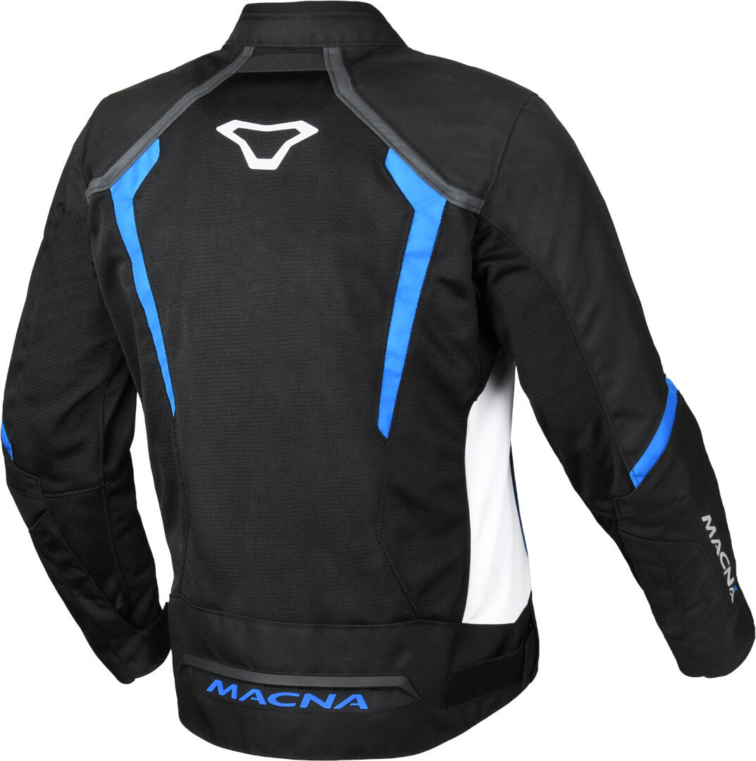 Macna Grisco Motorrad Textiljacke schwarz/blau/weiß XL Abbildung 2