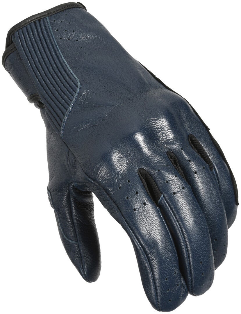 Macna Rigid perforated Motorcycle Gloves dark blue XL Figure 1