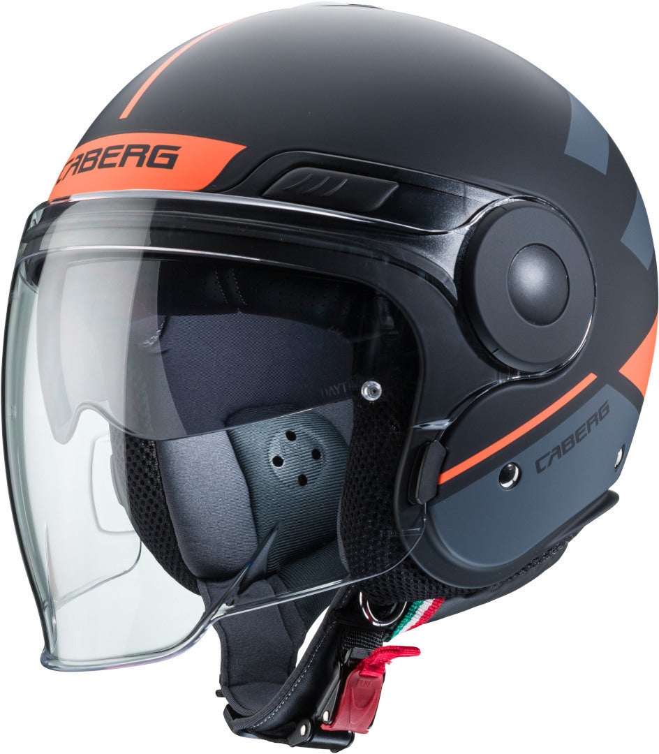 Caberg Uptown Loft Jet Helmet black matt/orange L (59/60) Figure 1