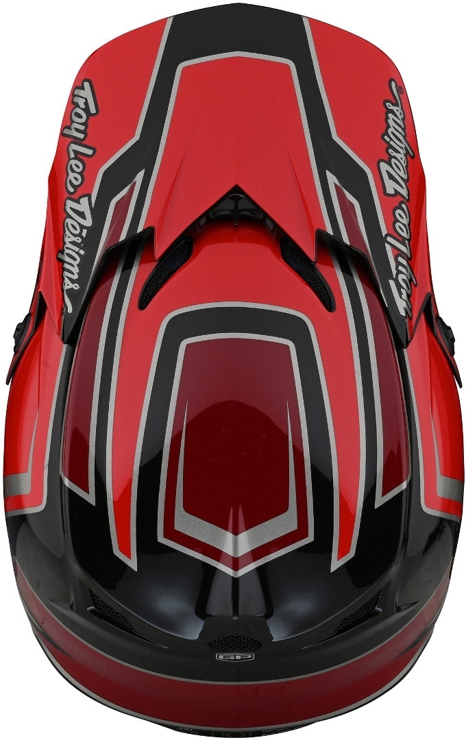 Troy Lee Designs GP Ritn Motocross Hjälm röd/svart Man (57/58) Figur 2
