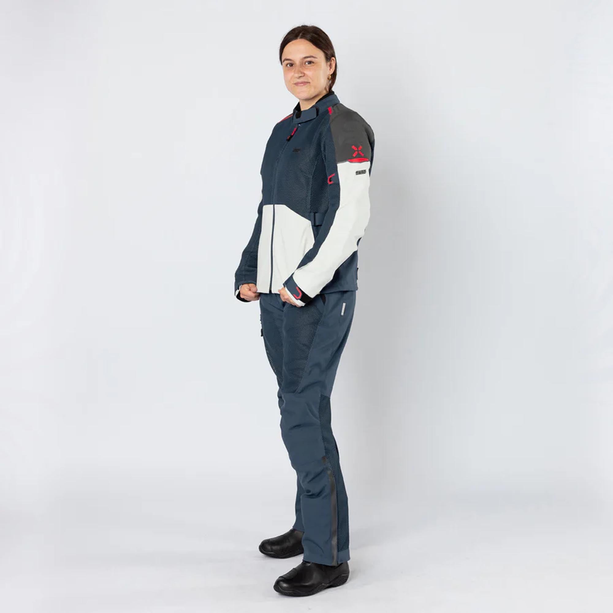 IXS Tourster-Big Air 1.0 Dame Motorcykel Tekstil Bukser blå Short 3XL Figur 4