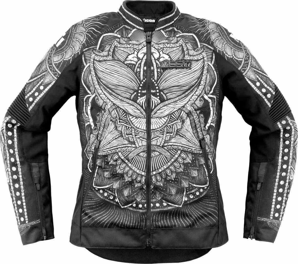 Icon Overlord3 Noble Damen Motorrad Textiljacke XS Abbildung 1