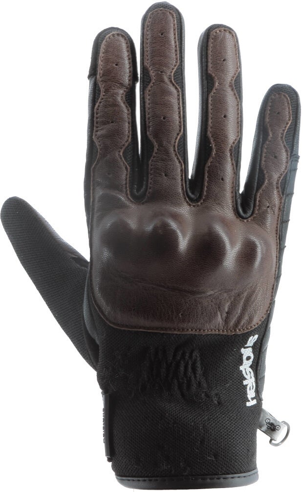 Helstons Go Motorradhandschuhe schwarz/braun 9 Abbildung 1
