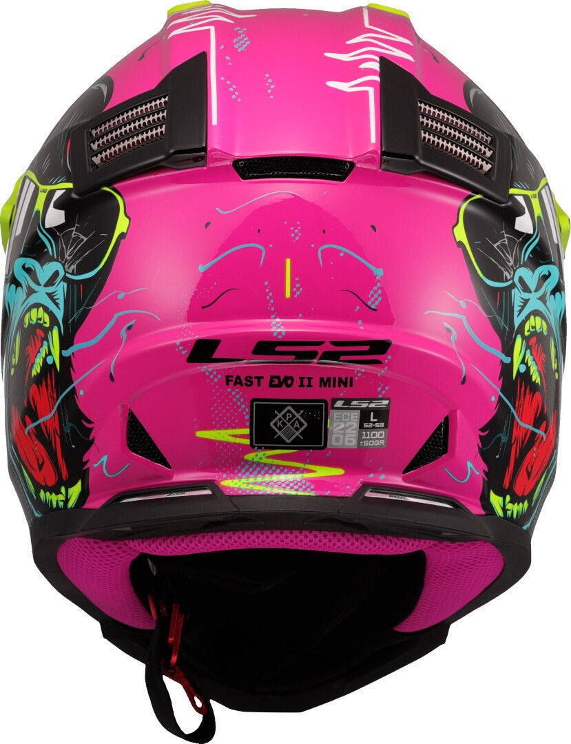 LS2 MX437 Fast Evo II Mini Gorilla Kinder Motocross Helm Y/S (47/48) Abbildung 4