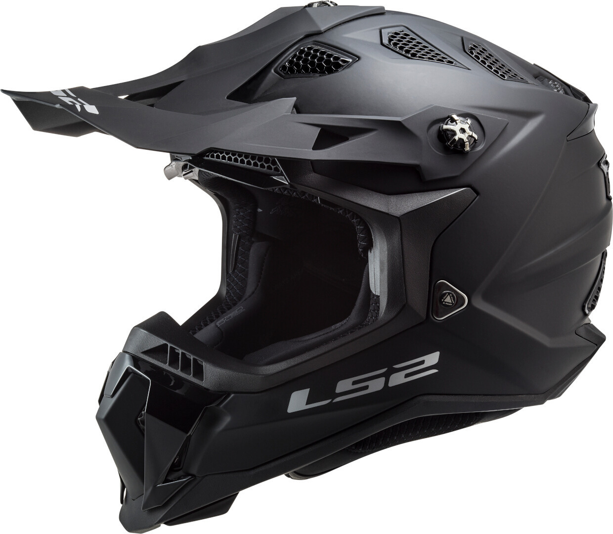 LS2 MX700 Subverter Evo II Solid Motokrosová přilba Black Matt M (57/58) Obrázek 1