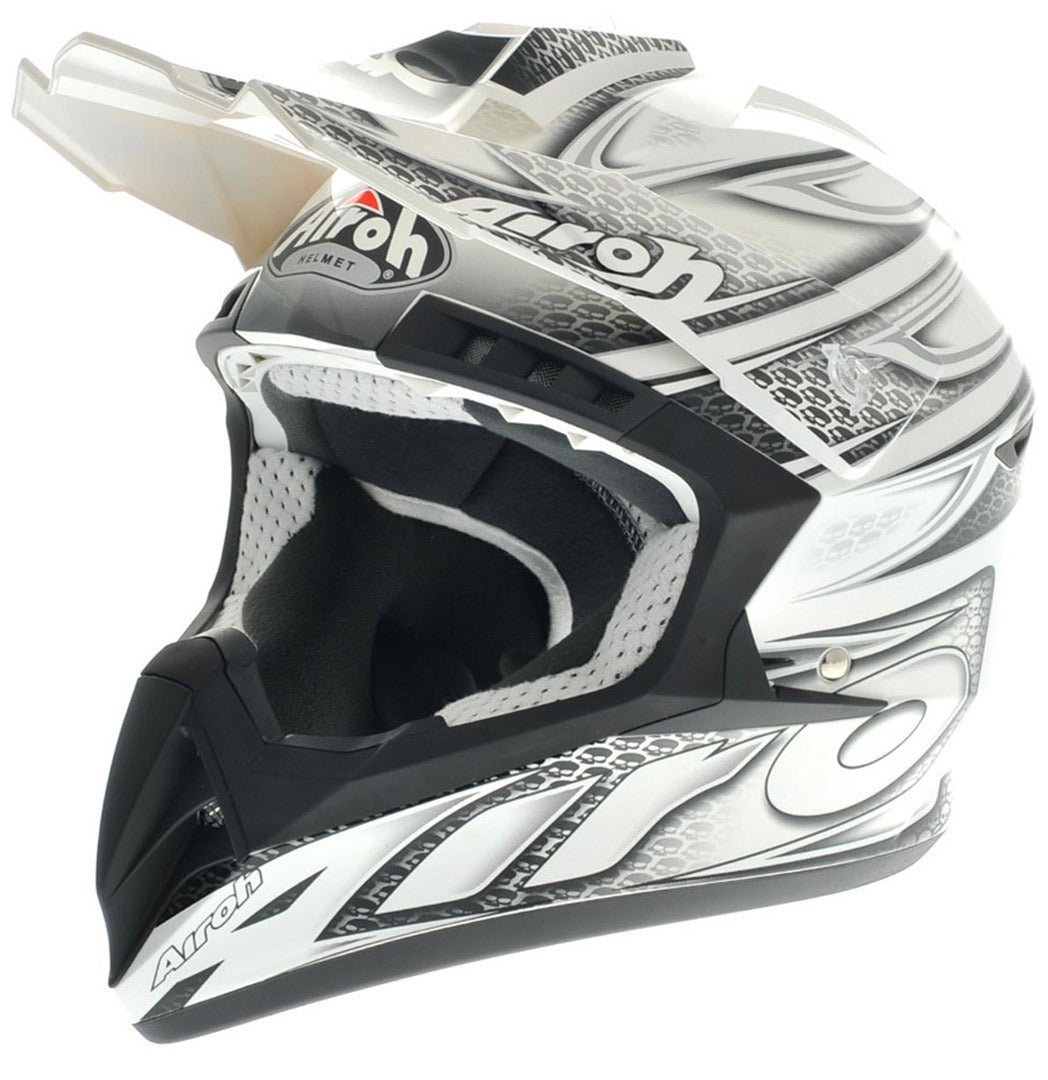 Airoh CR901 Linear Casco de Motocross Blanco/Negro L (59/60) Figura 1
