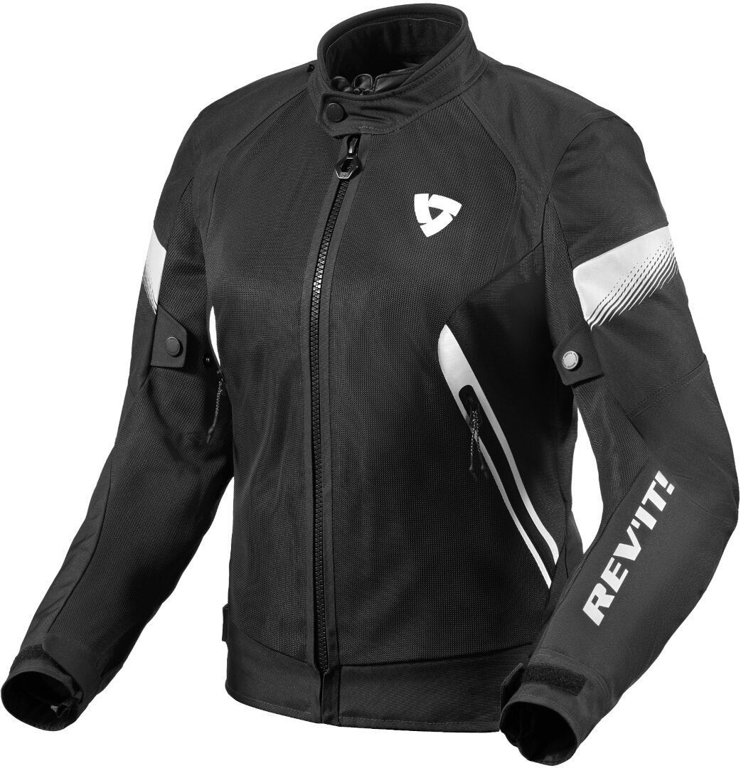Revit Control Air H2O imperméable à l’eau dames moto textile veste Noir/Blanc 40 Figure 1
