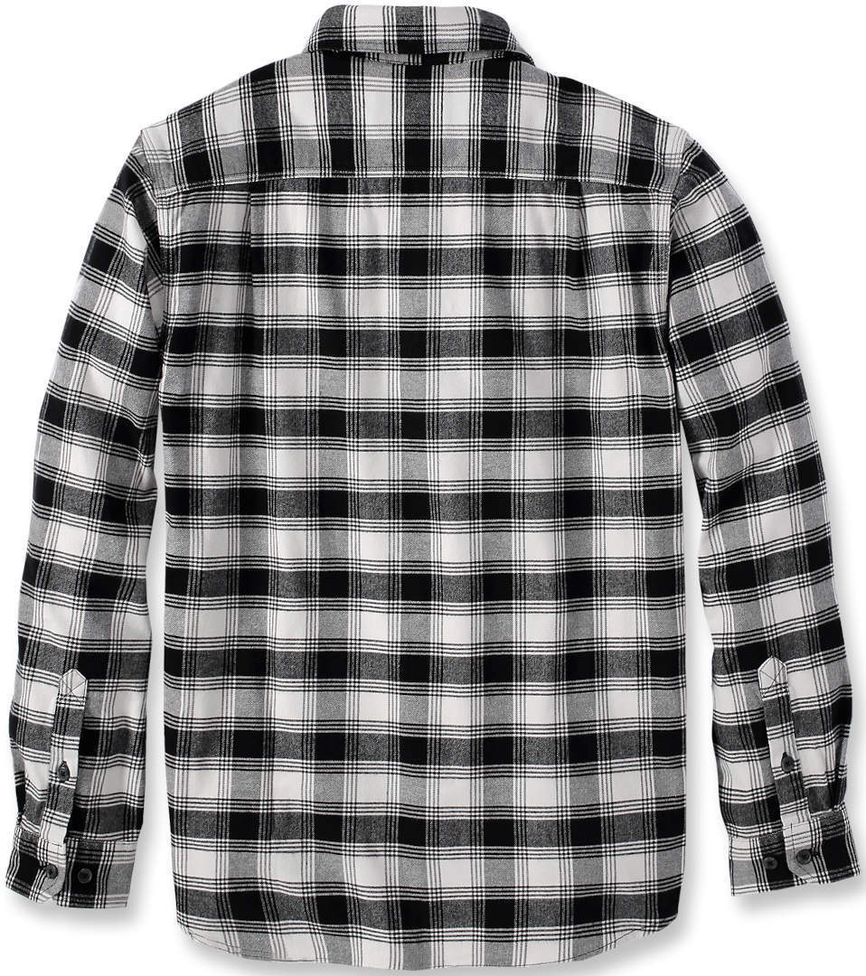 Carhartt Rugged Flex Flannel Plaid Camicia nero/beige M Figura 4