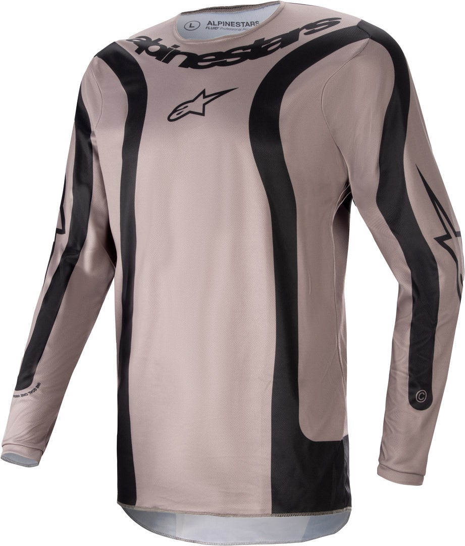 Alpinestars Fluid Lurv Motokrosový dres Hnědá/černá M Obrázek 1