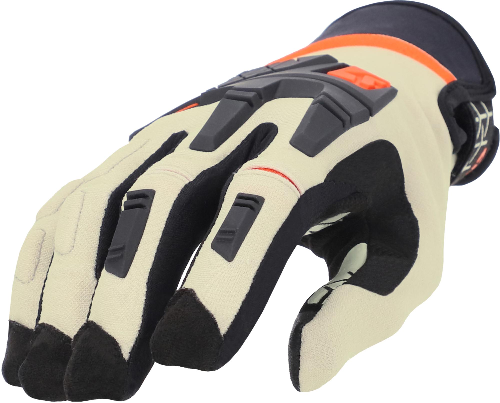 Acerbis X-Enduro Motorcykel handsker Beige/sort 2XL Figur 1