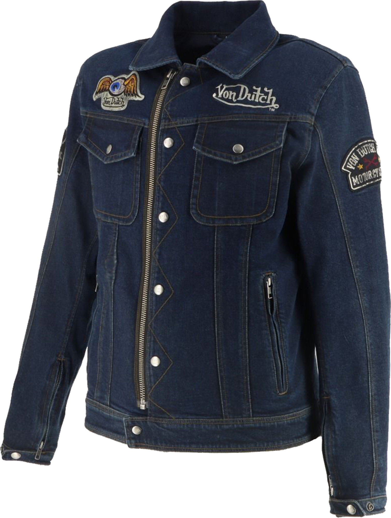 Von Dutch x Helstons Westy Motorcycle Textile Jacket M Figure 3