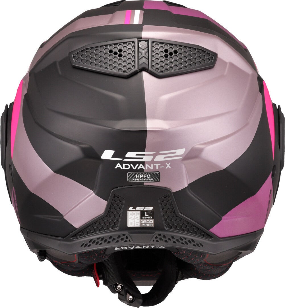 LS2 FF901 Advant X Ultra Klapphelm grau/pink M (57/58) Abbildung 4