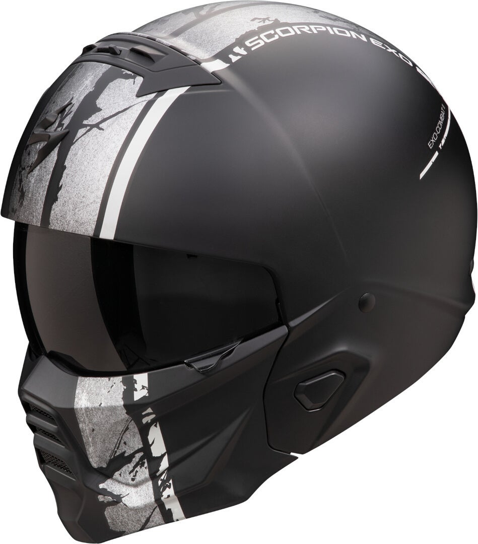 combat motorcycle helmet Scorpion EXO Covert 2 Open-Face 2XL Cement Grey increasing comfort Scorpion EXO CV2-0102 Covert 2
